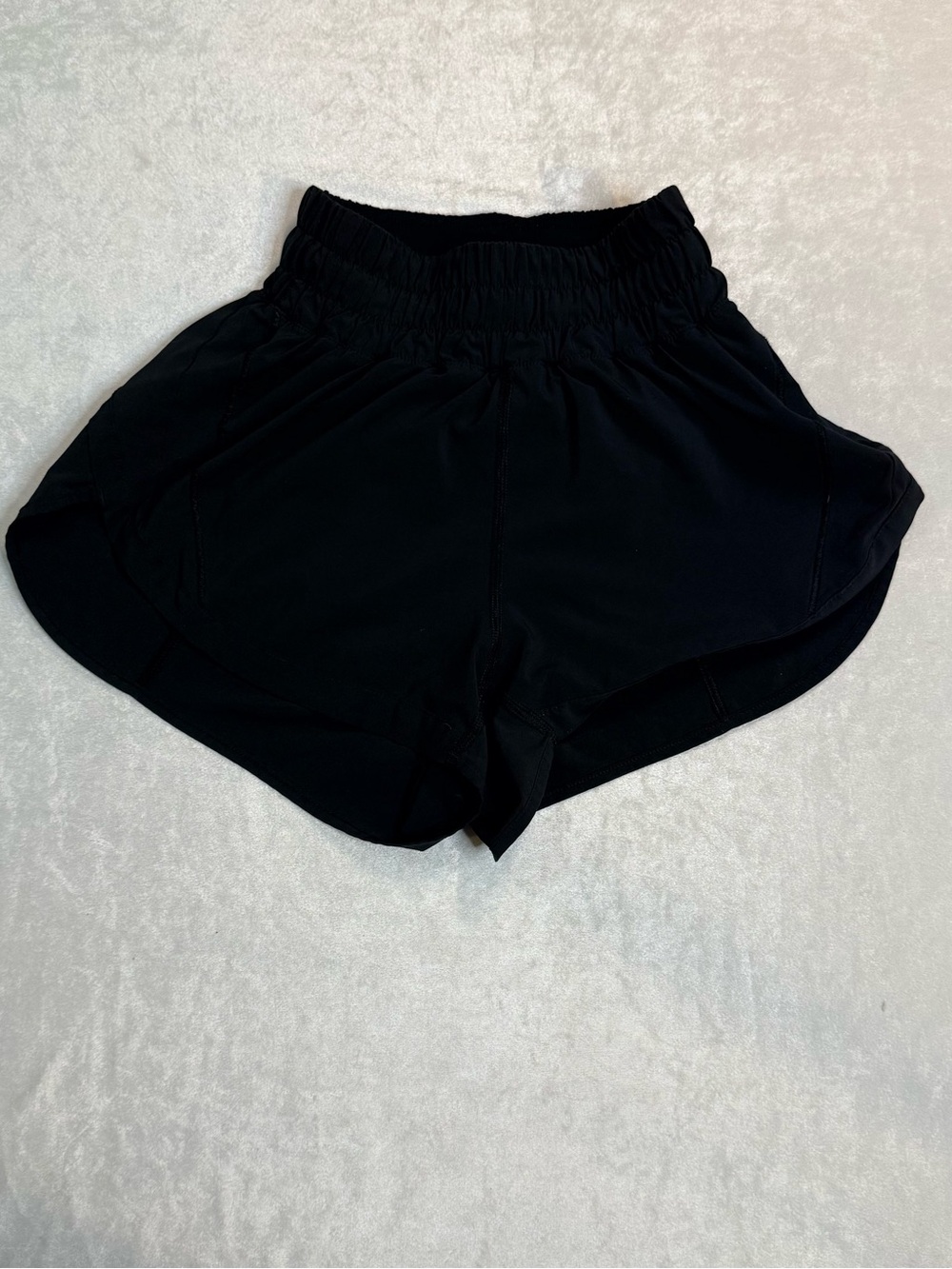 Lululemon Women's Black Tracker or Track That Style Performance Shorts